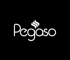 Logo brand Pegaso nero