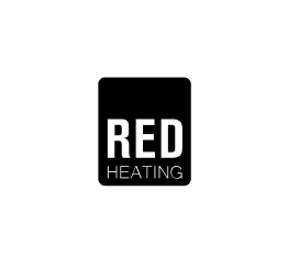 Logo brand Red Heating bianco
