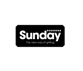 Logo brand Sunday bianco