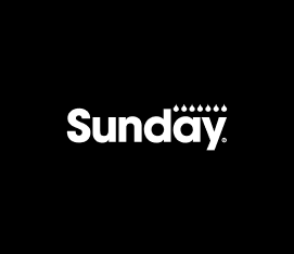 Logo brand Sunday nero